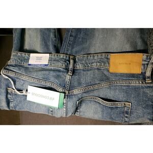 H&M NWT Mom Denim Blue Jeans Loose Fit High Waist Women's Size 12